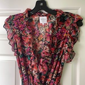 Misa floral maxi dress size small, good condition